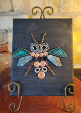 Load image into Gallery viewer, “Firefly” Mixed Media Canvas