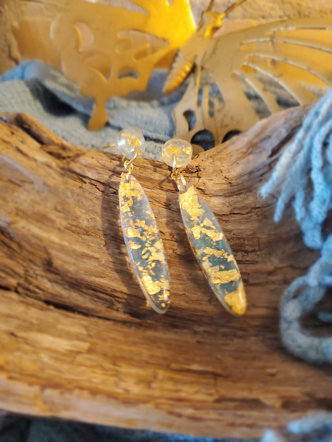 Refiner’s Fire Resin Earrings