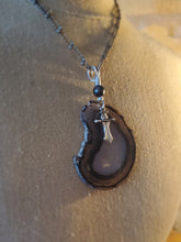 Load image into Gallery viewer, “Sword of the Spirit” Agate Necklace
