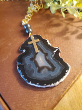 Load image into Gallery viewer, “It is Finished!” Agate Necklace
