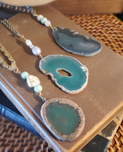 Load image into Gallery viewer, “Living Water” Agate Necklace
