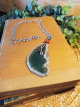 Load image into Gallery viewer, “He is the Gardner’ Agate Necklace
