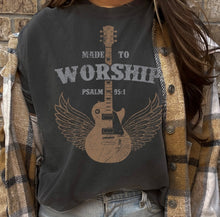 Load image into Gallery viewer, “Made to Worship” Comfort Colors T-Shirt
