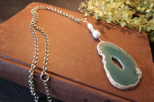 Load image into Gallery viewer, “Living Water” Agate Necklace
