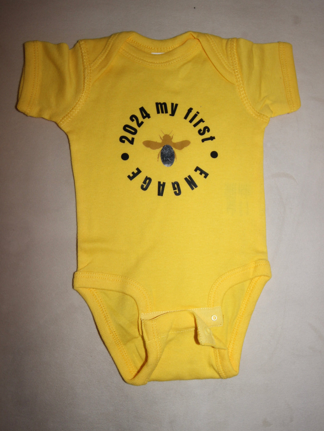 “My First Engage” Onesie