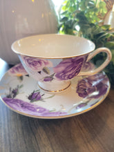 Load image into Gallery viewer, Grace tea ware lavender rose teacup set
