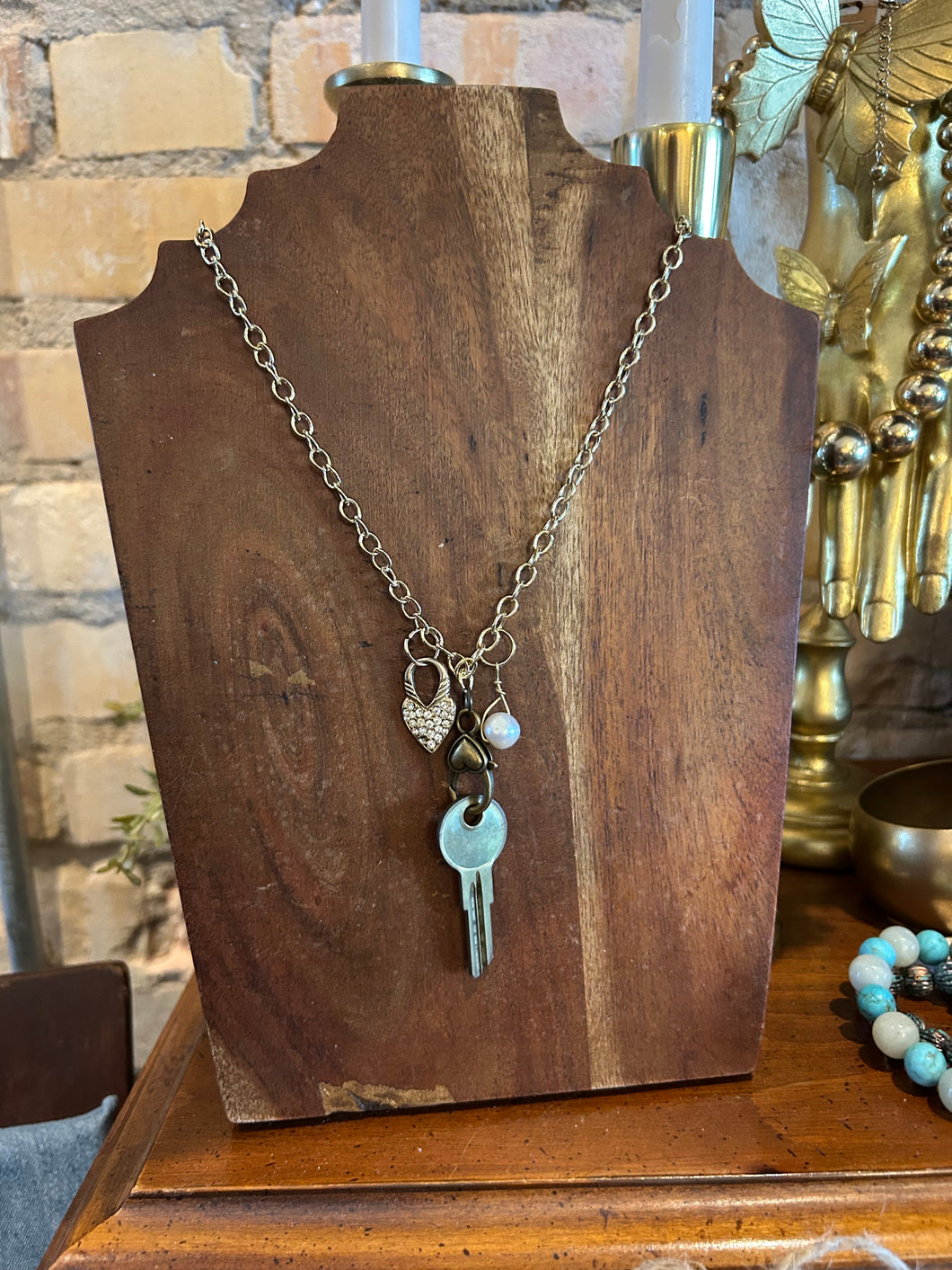 “ Gracefully loved” charm necklace