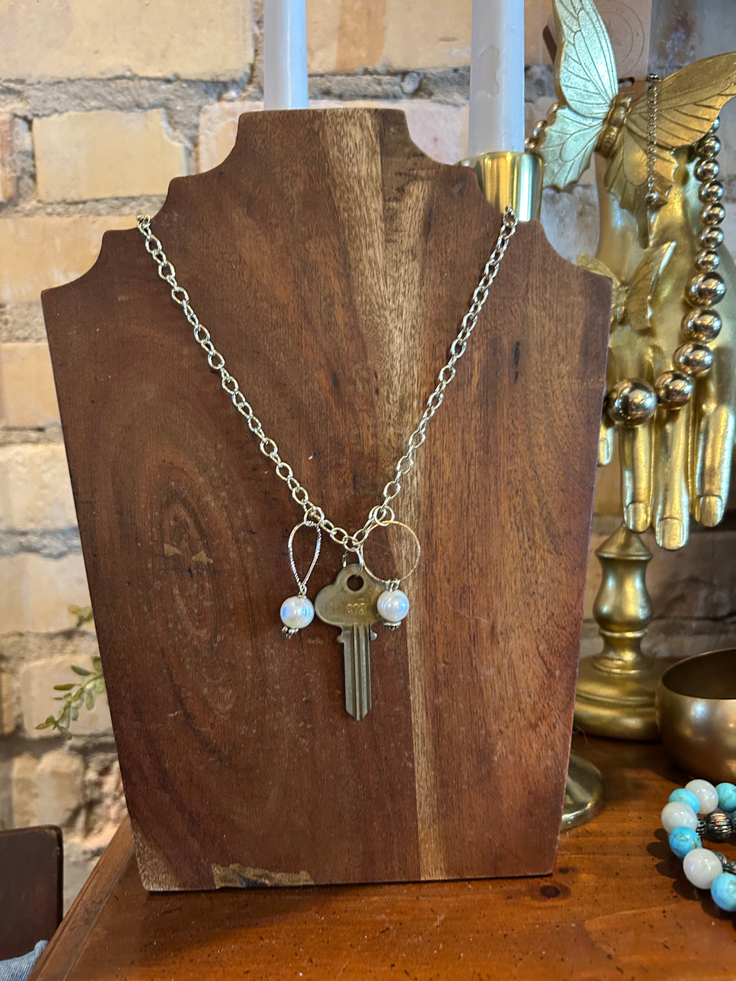 “Locked in” Charm Necklace