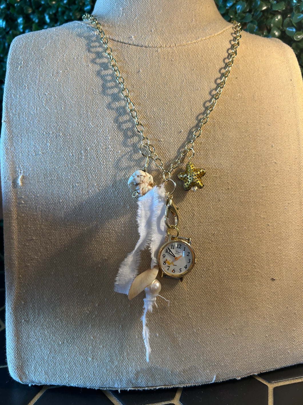 “Time under the sea” Charm necklace