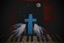 Load image into Gallery viewer, “Cosmic Love” Mixed Media Canvas
