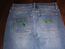Load image into Gallery viewer, “Walk by Faith” Jeans
