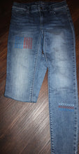 Load image into Gallery viewer, “Passionately Patriotic” Blue Jeans
