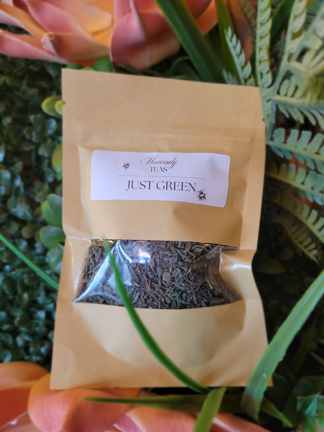Just Green Tea Leaves