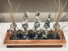 Load image into Gallery viewer, Five Glass Bud Vases
